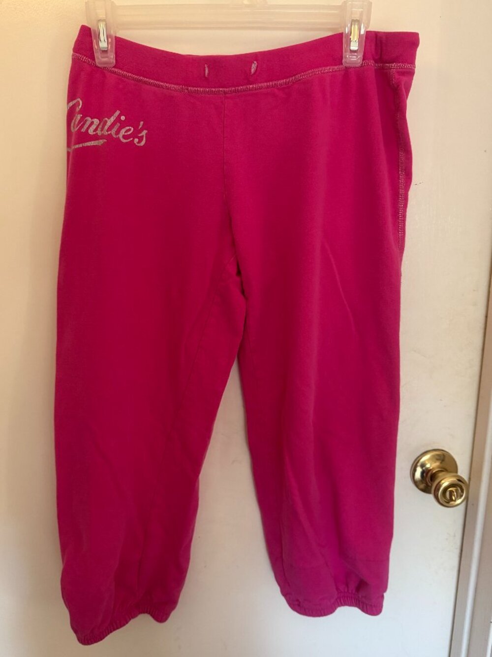 Candie's Pink Capri Joggers W L